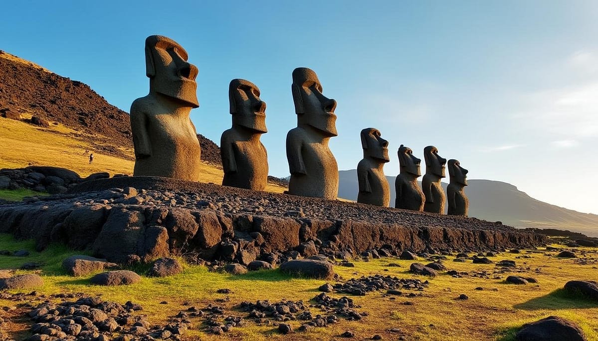 découvrez l'île de pâques, un lieu chargé de mystère et d'histoire. explorez ses célèbres statues moaï, des paysages à couper le souffle et plongez dans la culture rapa nui. que faire et que voir sur cette île énigmatique ? suivez notre guide pour un voyage inoubliable.